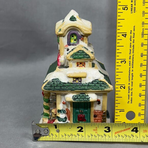Cobblestone Corners Ceramic Christmas Village Train Station Holiday Decor Y2K - Picture 13 of 13